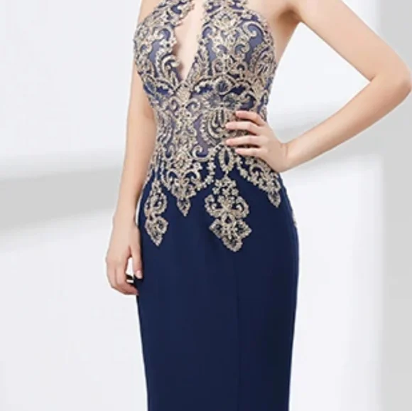 xscape embroidered dress Xscape Off the Shoulder Embroidered Lace Dress